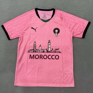 Maillot Maroc Rose et Noir 2025/2026