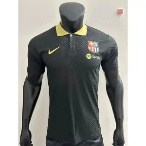 Fc Barcelone Polo Noir Version Joueur 2025/2026