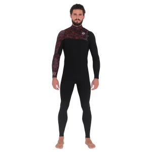 Combinaison intégrale Chest Zip 3/2 Homme Surf'n'Lifesaving (3/4/2/1,5 mm) - Mellow Sea