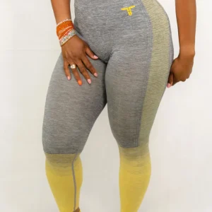 Pantalon de sport Legging TimsYellow TchimoTeam fitness - Femmes