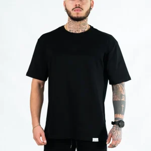 T-Shirt Oversize TchimoTeam Blackout Compress Logo Hommes