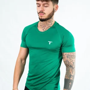 TchimoTeam T-Shirt à Manches Courtes Graphic Green - Hommes