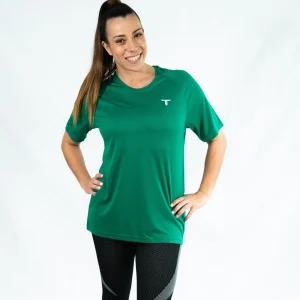 Tee-Shirt de Sport TchimoTeam Graphic Green Unisexe - Femmes - Fit - Girls