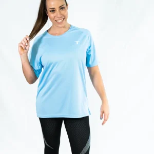 Tee-Shirt de Sport TchimoTeam Graphic Sky-Blue - Femmes - Fitness - Girls