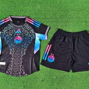 Kit enfant Algérie noir et bleu 2025/2026