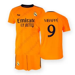 KIT REAL MADRID ENFANT EXTÉRIEUR MBAPPÉ 2024/25