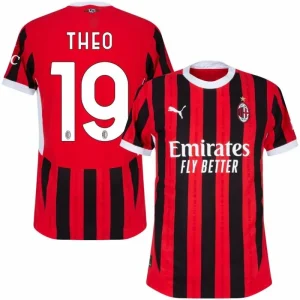 MAILLOT AC MILAN THEO DOMICILE ROUGE 24/25