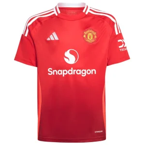 MAILLOT ENFANT MANCHESTER UNITED DOMICILE ROUGE 2024/2025