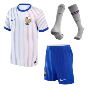 MAILLOT KIT ENFANT ÉQUIPE DE FRANCE EXTERIEUR BLANC