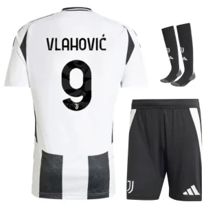 MAILLOT KIT ENFANT JUVENTUS VLAHOVIC DOMICILE 2024/2025