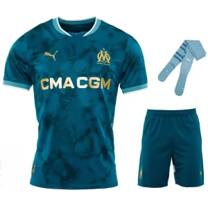 MAILLOT KIT ENFANT OM OLYMPIQUE DE MARSEILLE EXTERIEUR 2024/2025
