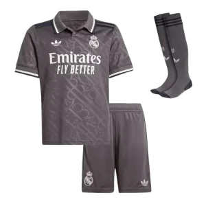 MAILLOT KIT ENFANT REAL MADRID BELLINGHAM THIRD 2024/2025
