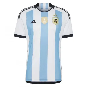 MAILLOT MESSI ARGENTINE DOMICILE 3 ÉTOILES BLANC/BLEU 2023/2024
