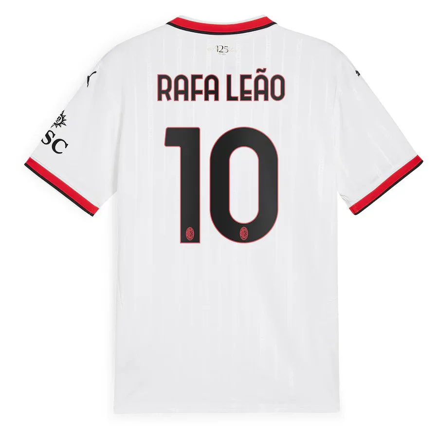 MAILLOT MILAN AC RAFA LEAO EXTERIEUR BLANC 24/25 – Image 2