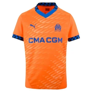 MAILLOT OLYMPIQUE DE MARSEILLE ENFANT DOMICILE BLANC 24/25