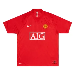 MAILLOT VINTAGE MANCHESTER UNITED DOMICILE 2007/08