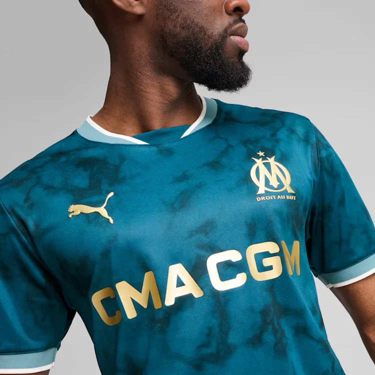 MAILLOT OM MAILLOT OLYMPIQUE DE MARSEILLE EXTÉRIEUR BLEU 2024 - 2025 – Image 3