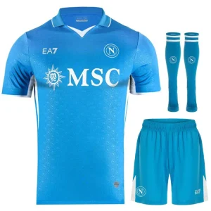 MAILLOT KIT ENFANT NAPLES DOMICILE 2024/2025