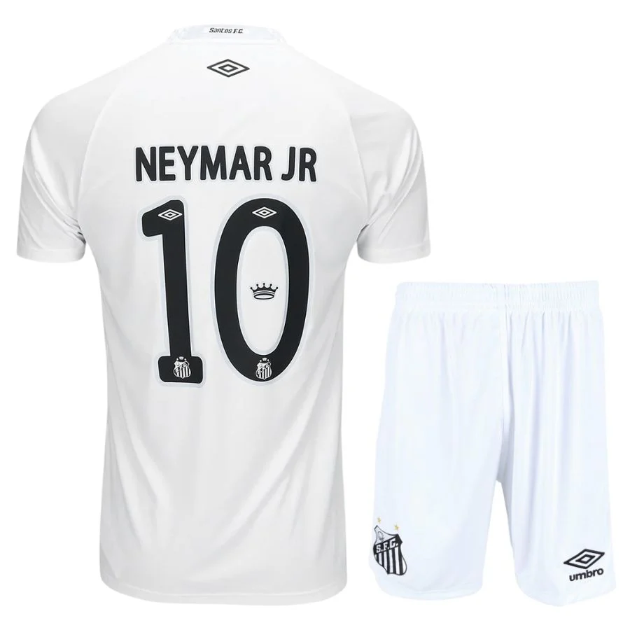 MAILLOT SANTOS FC KIT ENFANT DOMICILE BLANC 2025/2026 – Image 2