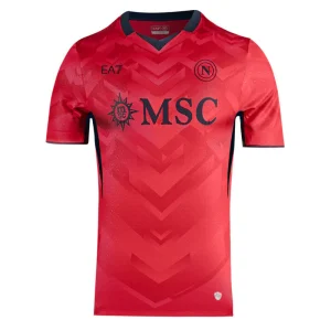 MAILLOT NAPLES GARDIEN ROUGE HOMME 2024/2025