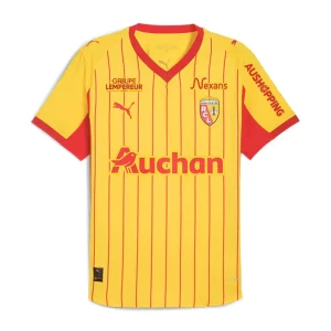 MAILLOT RC LENS HOMME DOMICILE JAUNE 2025/2026