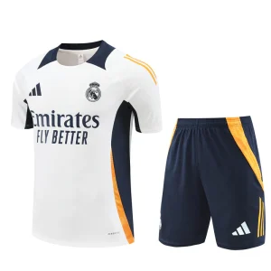 MAILLOT TRAINING REAL MADRID BLANC BLEU HOMME 2024/2025