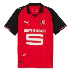 MAILLOT RENNES DOMICILE ROUGE HOMME2025/2026