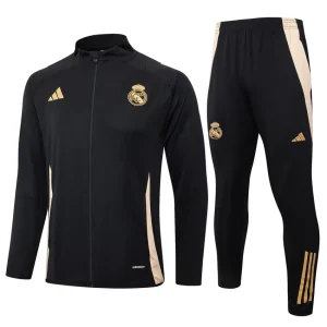 SURVETEMENT REAL MADRID VESTE NOIR 2024/2025