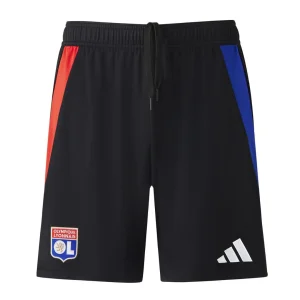 SHORT OL LYON EXTERIEUR HOMME NOIR 2024/2025