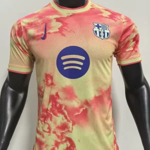 FC Barcelone Orange Version Joueur 2024
