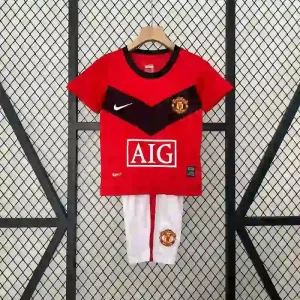 Kit Enfant Manchester United Domicile Retro 2009/2010