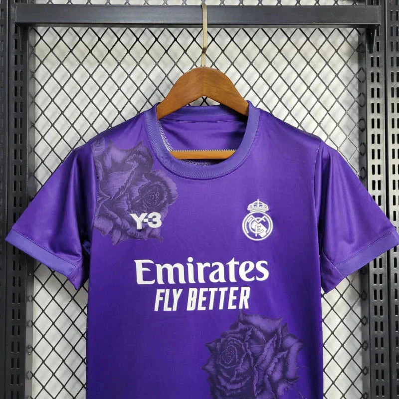 Kit enfant Real Madrid Y-3 Editions Purple 24/25 – Image 3