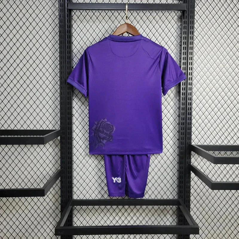 Kit enfant Real Madrid Y-3 Editions Purple 24/25 – Image 2