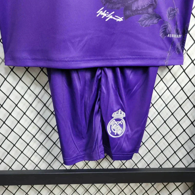 Kit enfant Real Madrid Y-3 Editions Purple 24/25 – Image 4
