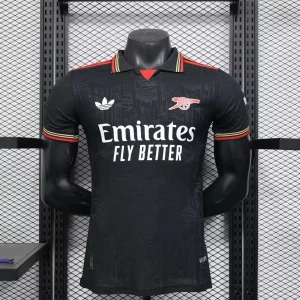Maillot Arsenal Noir Version Joueur 2025/2026
