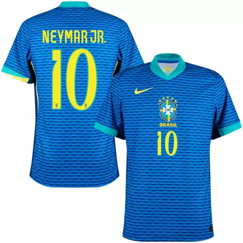 MAILLOT BRÉSIL NEYMAR JR EXTERIEUR BLEU 2024/2025 – Image 2