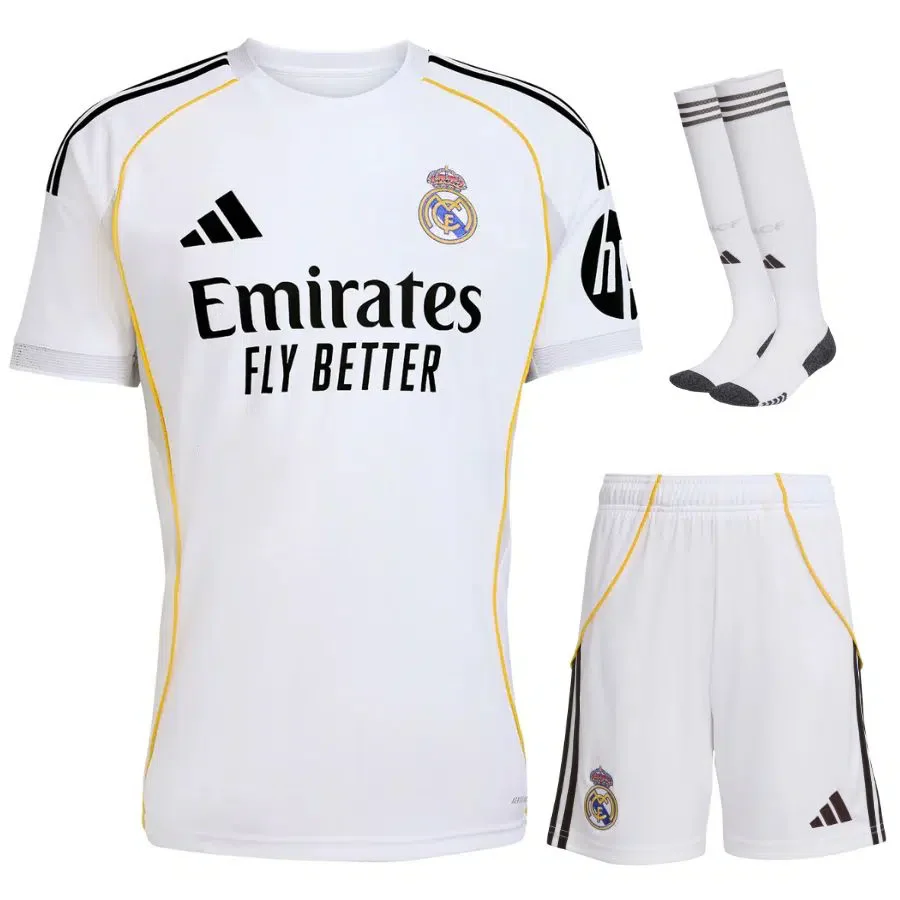 MAILLOT REAL MADRID KIT ENFANT ARDA GULER DOMICILE 2025/2026
