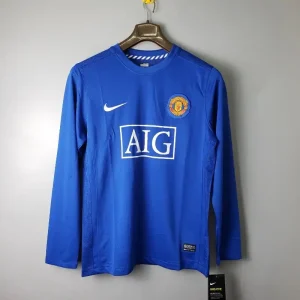 Manchester United 2007-2008 Extérieur Manches Longues