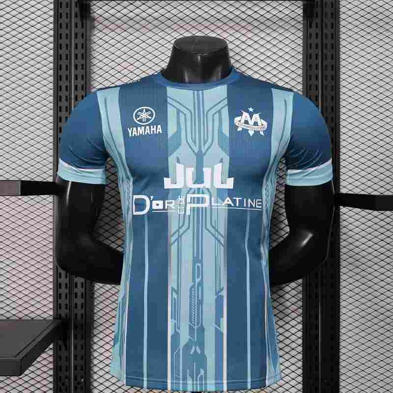 Olympique de Marseille Cyan Edition Jul Version Joueur 2025/2026