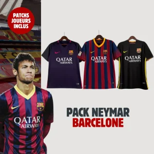 Pack Maillots Neymar Barcelone