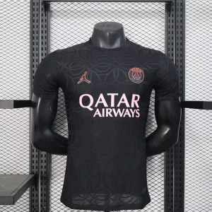 PSG Paris-Saint-Germain Noir Version Joueur 2025/2026