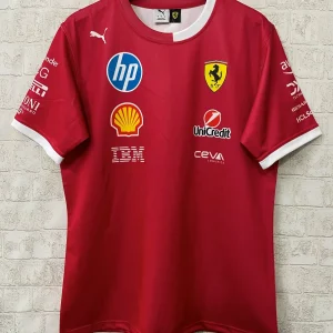 T shirt ferrari F1 rouge
