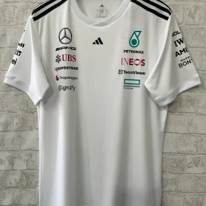 T shirt mercedes blanc
